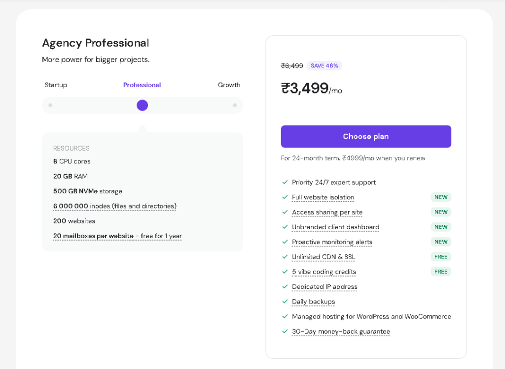 Hostinger Agency Hosting Plans, Hostinger Agency Professional Plan Coupon Code