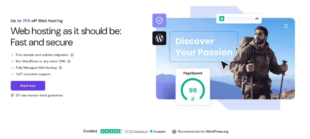 Hostinger Homepage Image and Hostinger coupon codes