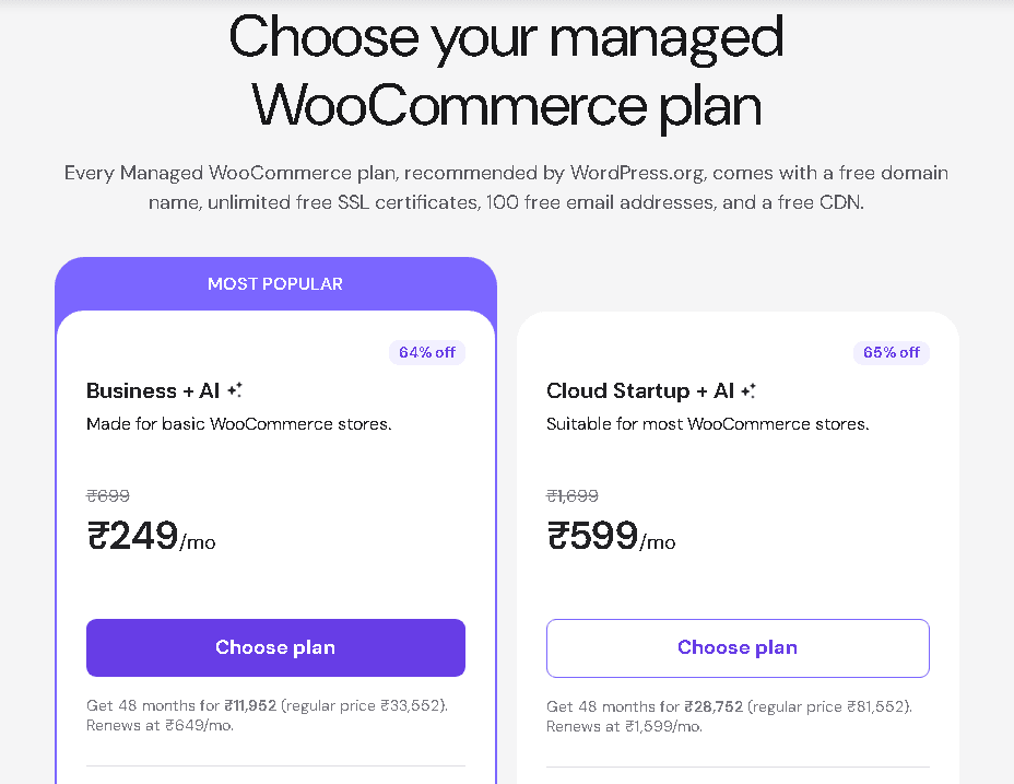 Hostinger WooCommerce Hosting Plans, Hostinger WooCommerce Hosting Coupon Code