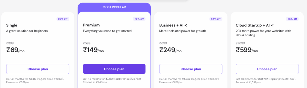 Hostinger wordpress hosting plans and Hostinger coupon code